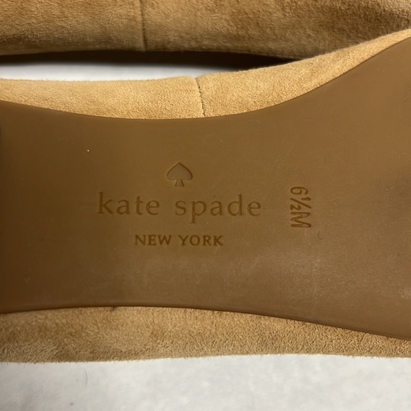 Kate Spade Suede Norah Pointed Toe Ballet Flats - Picture 5 of 7
